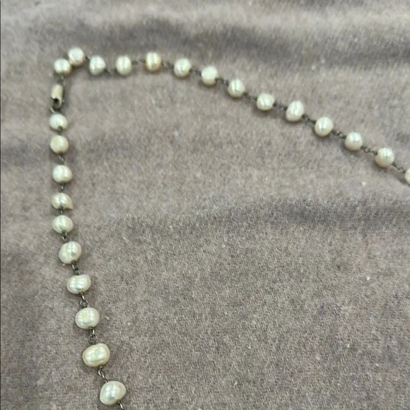 Silpada Elegant Silver Pearl Necklace - Picture 5 of 5